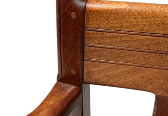 Jac. van den Bosch Arts & Crafts Club Chair for 't Binnenhuis Amsterdam, 1900s